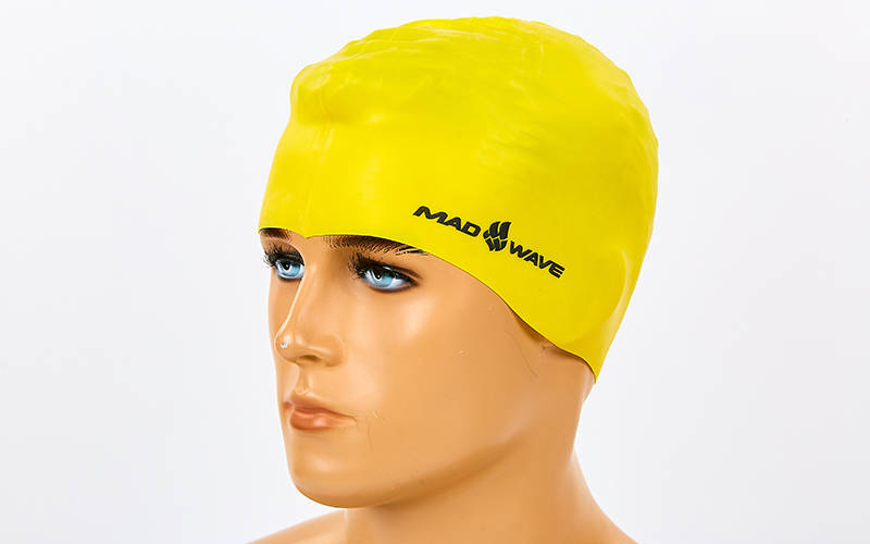 

Шапочка для плавания MadWave Intensive M053501 Желтый (MR03009)
