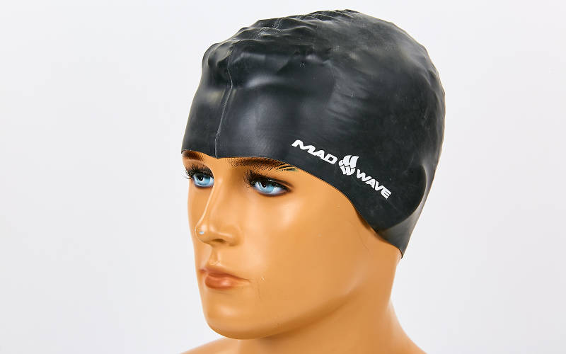 

Шапочка для плавания MadWave Intensive M053501 Чёрный (MR03005)