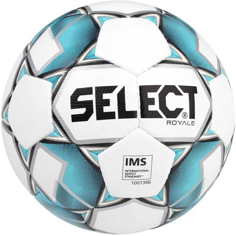 

Мяч футбольный Select Royal IMS (011) №5 White-Blue (5703543200856)