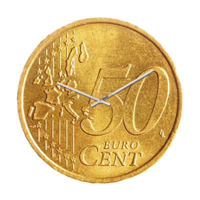 

Настенные часы "50 центов"