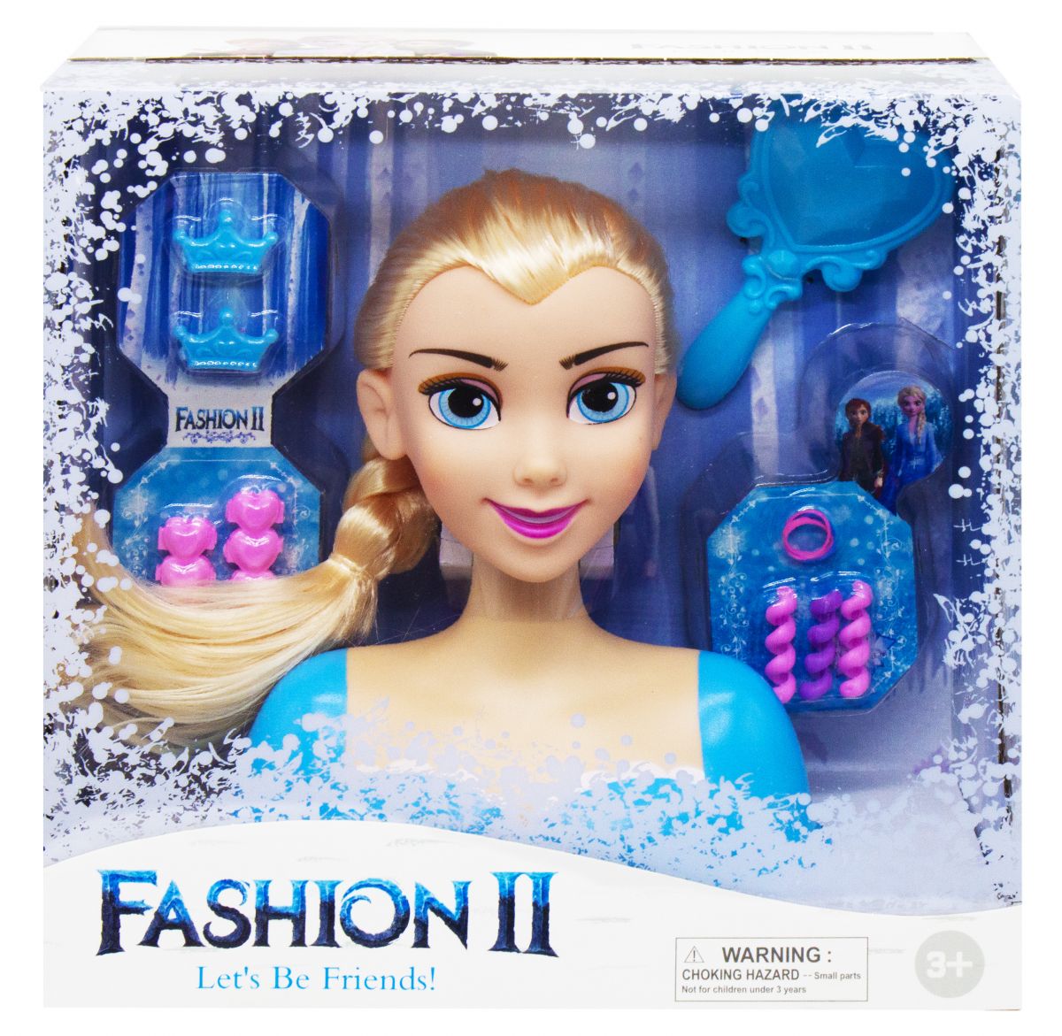 

Игровой набор Манекен головы куклы для причесок с аксессуарами Frozen LK1043-1