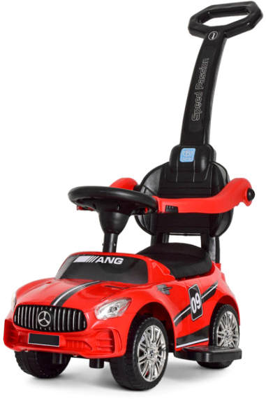 

Машинка-каталка Bambi M 4074L-3 с толкателем Красная (M 4074L-3)