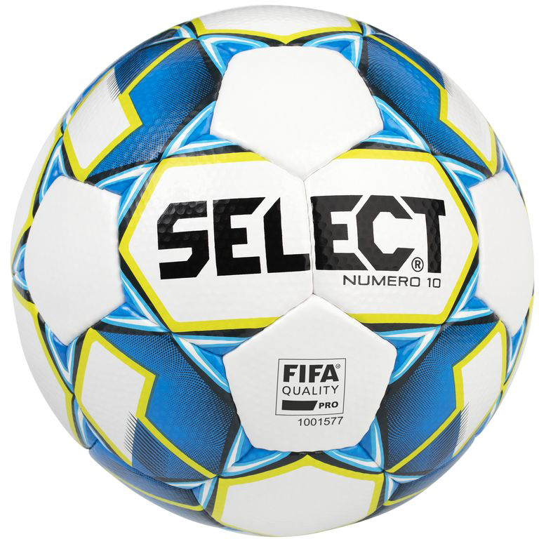 

Мяч футбольный Select Numero 10 Fifa (015) №5 White-Blue (5703543200771)