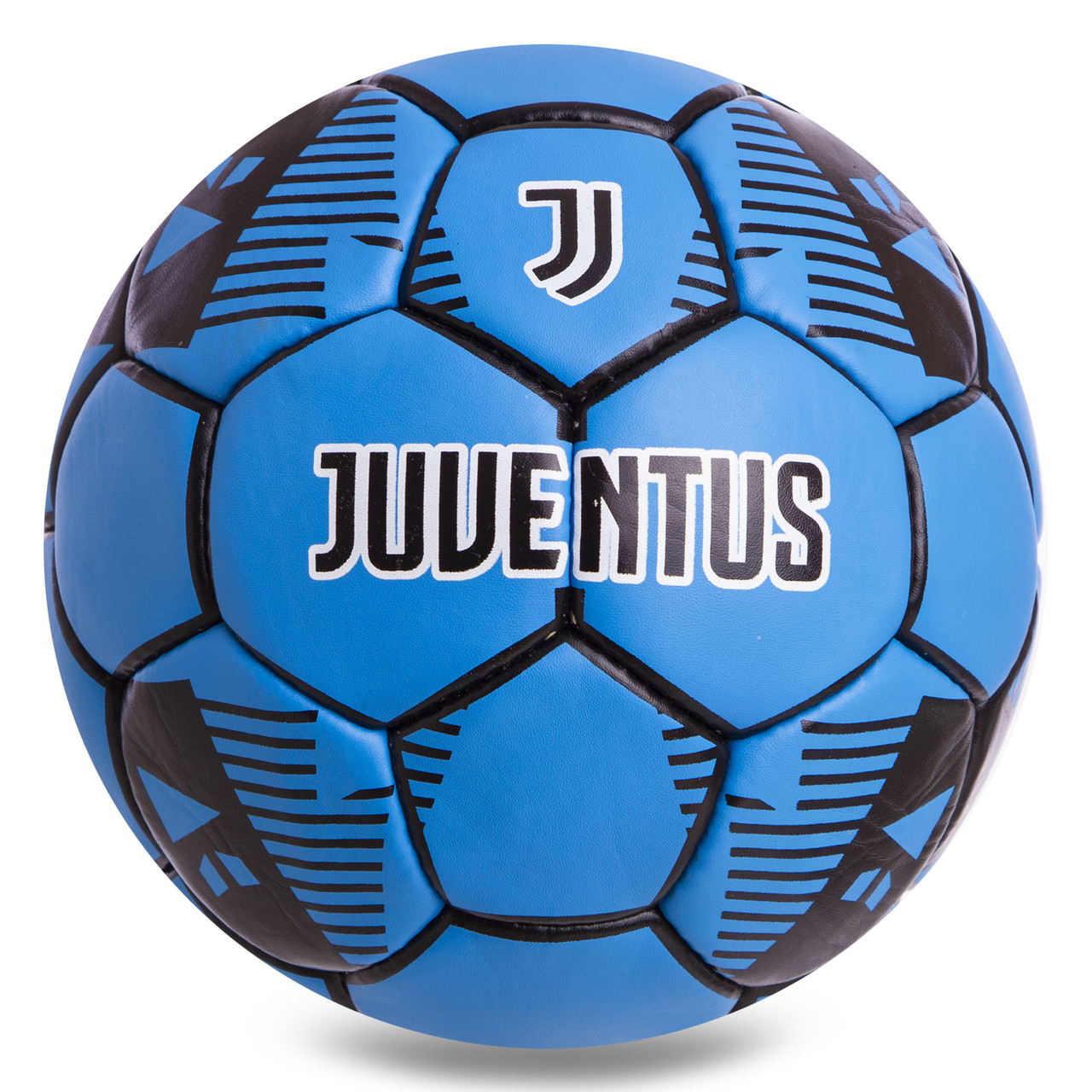 

Мяч футбольный 5 размера ЮВЕНТУС ТУРИН JUVENTUS сшитый вручную голубой (СПО FB-0847)