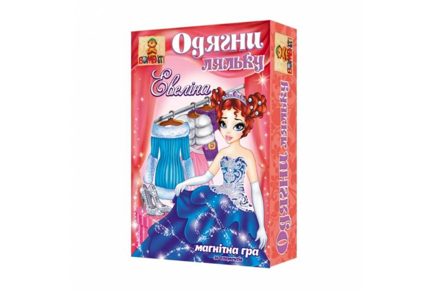 

Игра "Одягни ляльку. Евеліна" БОМБАТ ГЕЙМ bublik (TР014125)