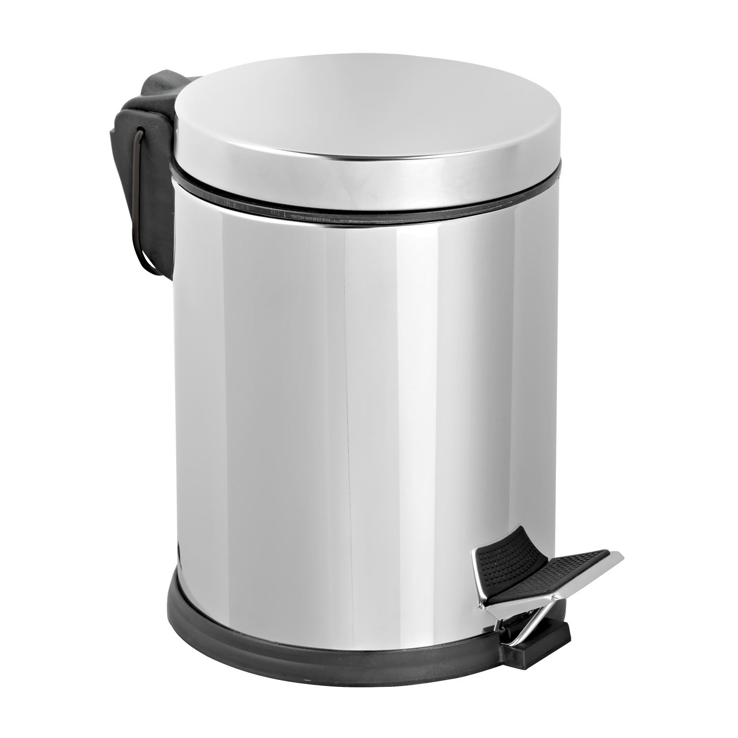 

Ведро для мусора EFOR 404 с педалью 8л, хром