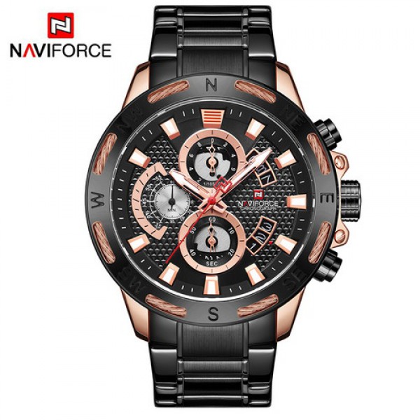 

Часы Naviforce NF9165 Black-Cuprum