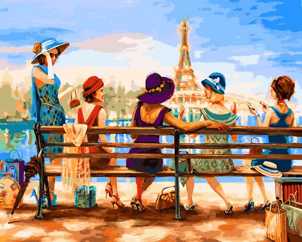 

Картина по номерам Mariposa Девишник 40*50 см (в коробке) арт.MR-Q2223