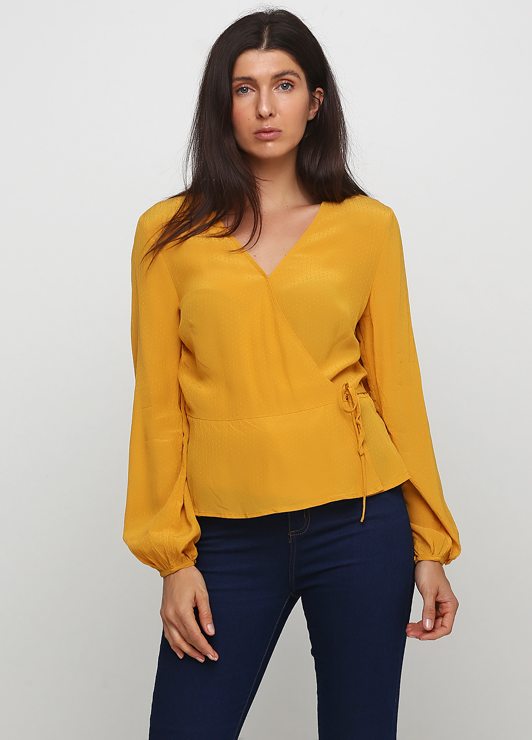 

Блузка H&M 36 Горчичный 0748856_горчич._02