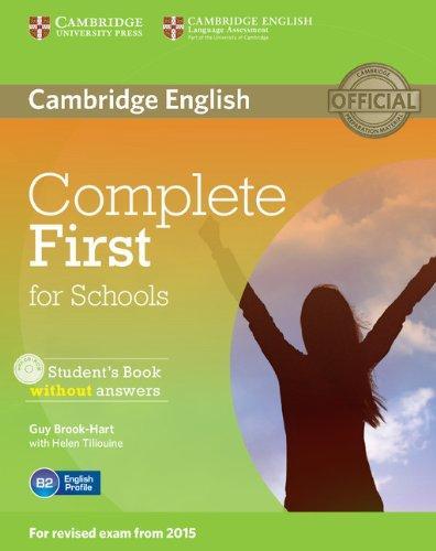 

Учебник Complete First for Schools Students Book without Answers with CD-ROM ISBN 9781107675162