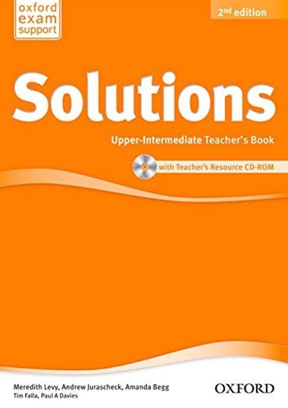 

Книга для учителя Solutions 2nd Edition Upper-Intermediate Teachers Book and CD-ROM Pack ISBN 9780194553735