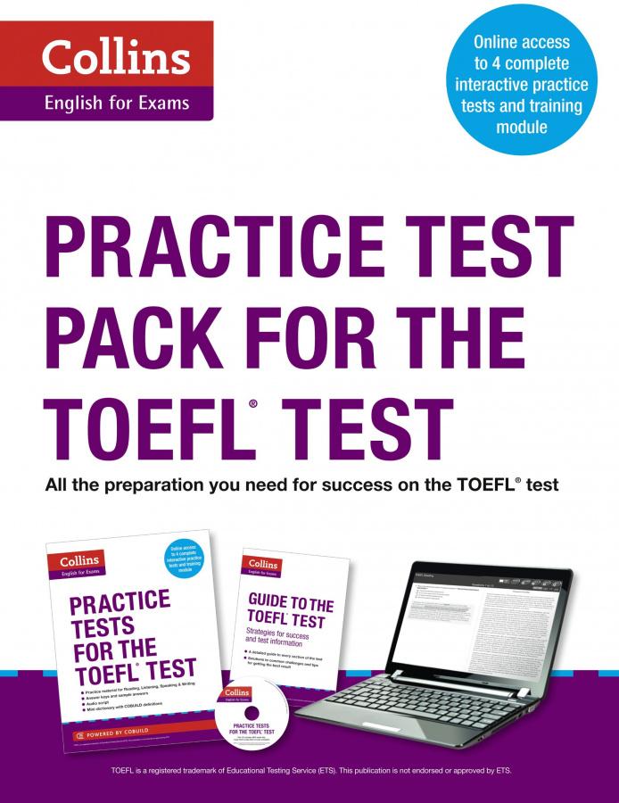 Practice test. TOEFL Practice Test. Collins English for Exams. Тест Коллинза. Учебник English Test Training.