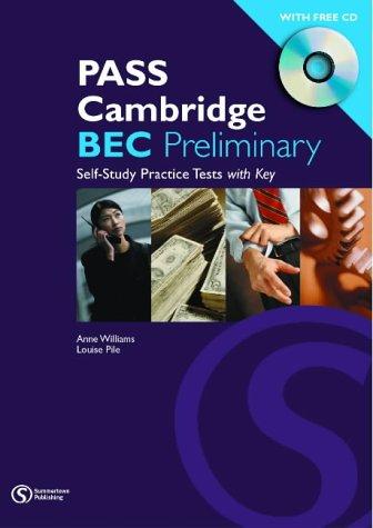 

Тесты Pass Cambridge BEC Preliminaryr Practice Test Book with Audio CD ISBN 9781902741406