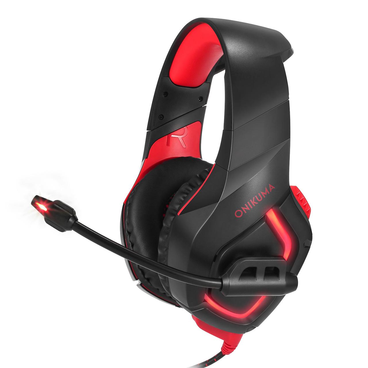 

Наушники игровые ONIKUMA Gaming K1-B, черно-красные