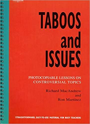 

Книга Taboos and Issues: Photocopiable Lessons on Controversial Topics ISBN 9781899396412