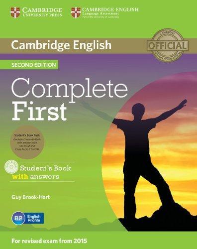 

Учебник Complete First 2nd Edition Students Book with key with CD-ROM with Class CDs ISBN 9781107698352