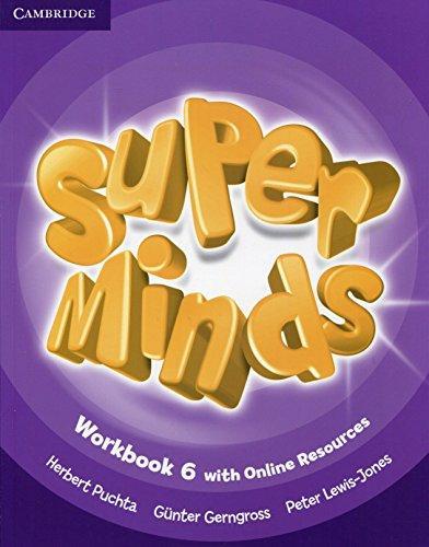 

Рабочая тетрадь Super Minds 6 Workbook with Online Resources Puchta G ISBN 9781107483057