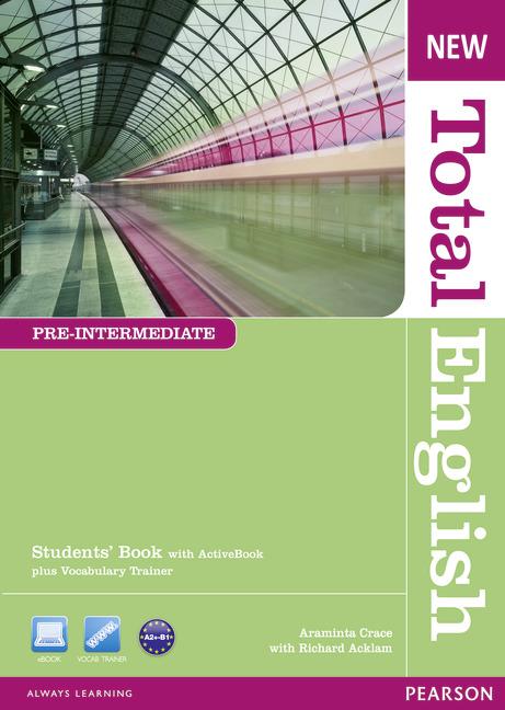 

Учебник Total English New Pre-Interm Students Book with Active Book ISBN 9781408267202