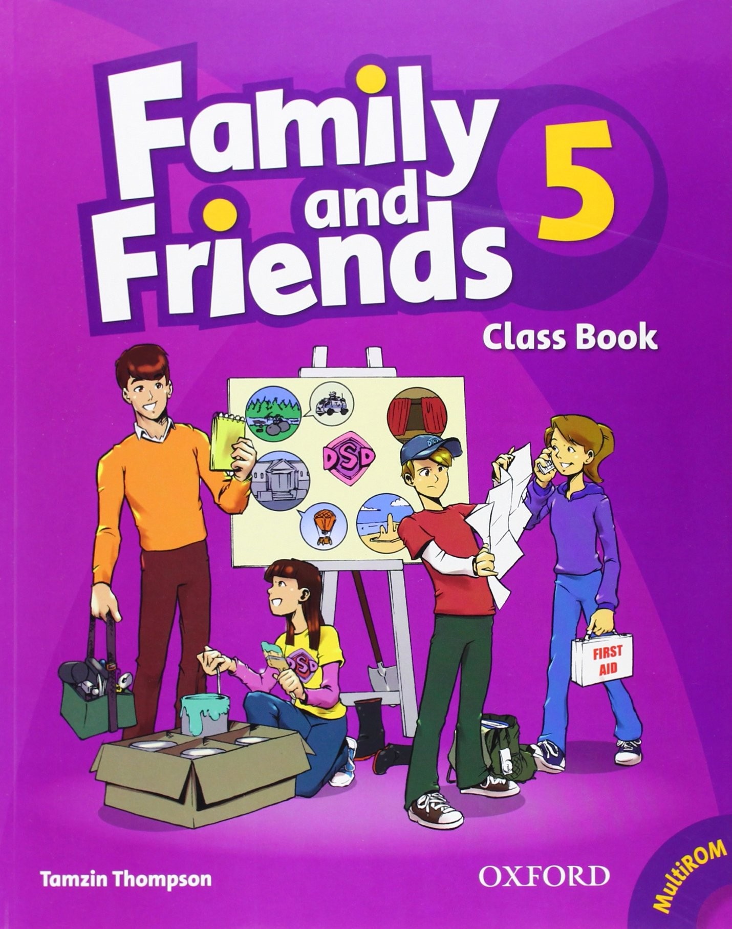 

Учебник Family & Friends 5 Class book + MultiROM