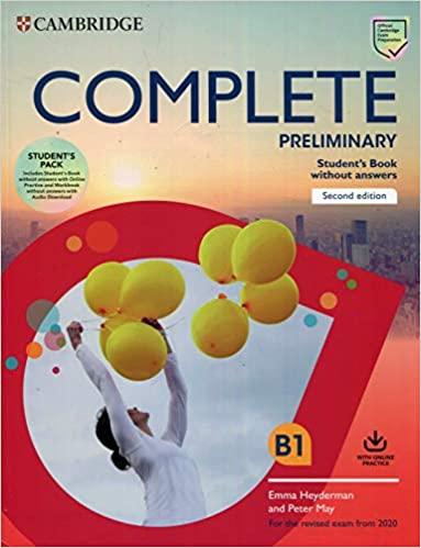 

Набор книг Complete Preliminary Second Edition Students Pack Caroline Cooke, Emma Heyderman ISBN 9781108525237