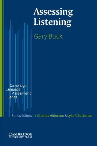 

Книга Assessing Listening Buck, G ISBN 9780521666619