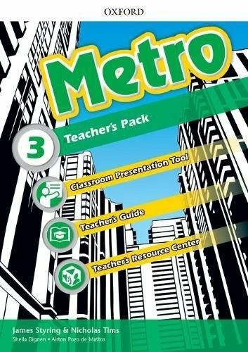 

Книга для учителя Metro 3 Teachers book ISBN 9780194016933