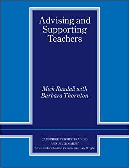 

Книга для учителя Advising and Supporting Teachers ISBN 9780521638968