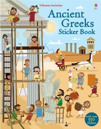 

Книга с наклейками Ancient Greeks Sticker Book Fiona Watt, Paul Nicholls ISBN 9781409565277