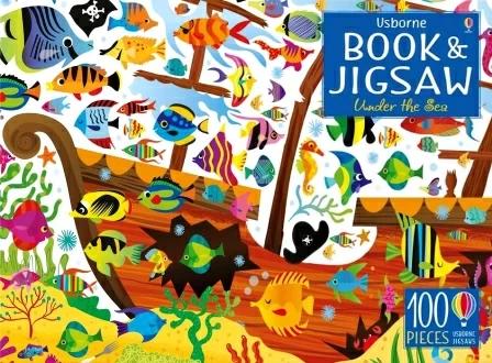 

Книга An Usborne Jigsaw with a Puzzle Book: Under the Sea Gareth Lucas ISBN 9781474927925