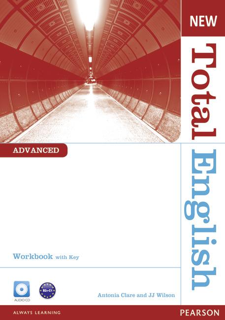 

Рабочая тетрадь Total English New Advanced Workbook with key with CD ISBN 9781408267318