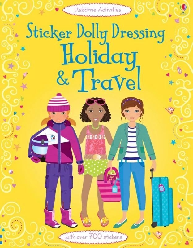 

Книга с наклейками Sticker Dolly Dressing: Holiday and Travel Fiona Watt, Lucy Bowman ISBN 9781409557319