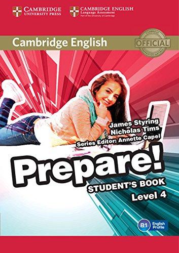 

Учебник Cambridge English Prepare! Level 4 Students Book Capel, A ISBN 2000096222759