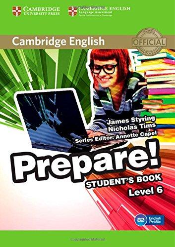 

Учебник Cambridge English Prepare! Level 6 Students Book Styring, J ISBN 2000096222049