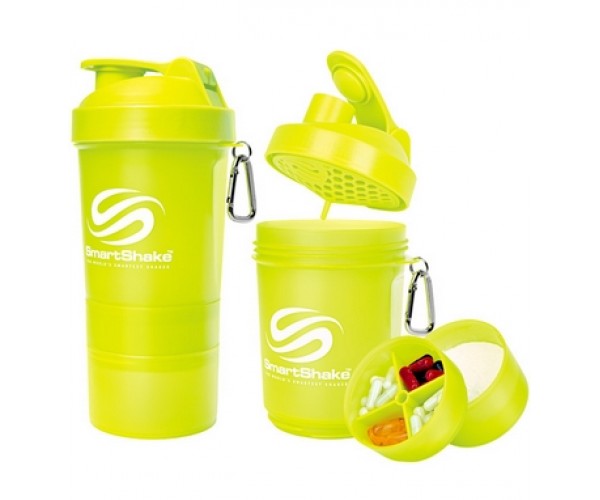 

Шейкер SmartShake Original2Go 600 мл NEON Yellow Желтый(700701)