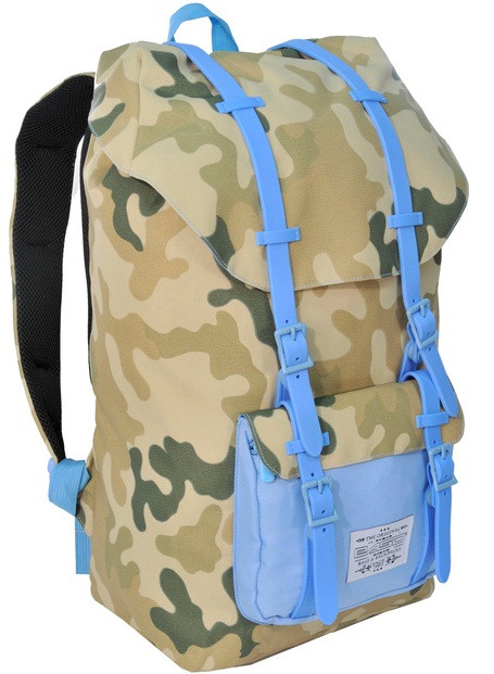 

Рюкзак для ноутбука камуфляж/голубой 25 л supersumka (TР012CM-192B)