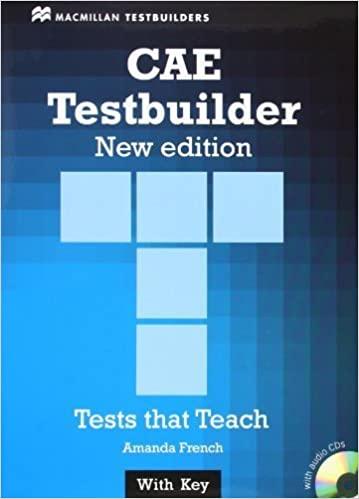 

Книга CAE Testbuilder with key and Audio CD Amanda French ISBN 9780230727946