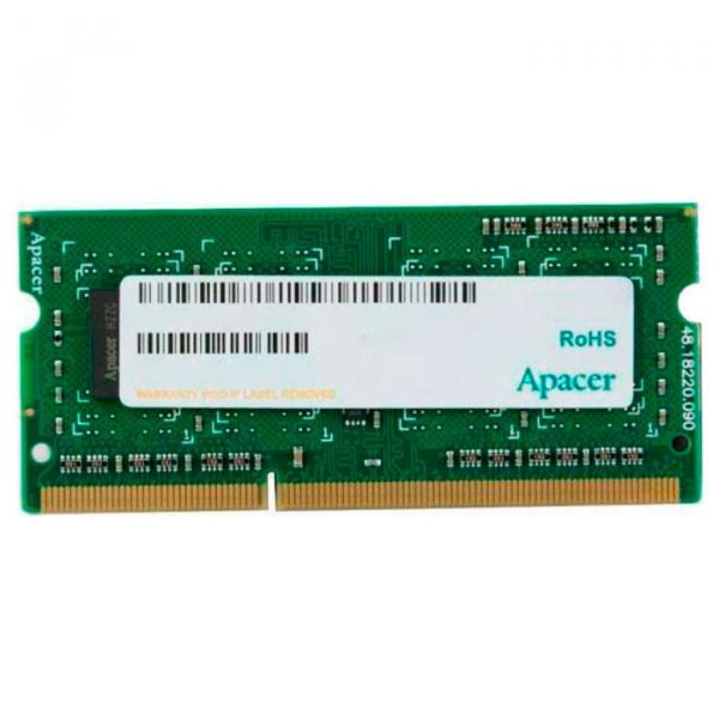 

Модуль пам&яті для ноутбука SoDIMM DDR3 4GB 1600 MHZ Apacer (DS.04G2K.KAM)