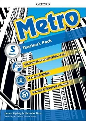 

Книга для учителя Metro Starter Teachers book ISBN 9780194016759