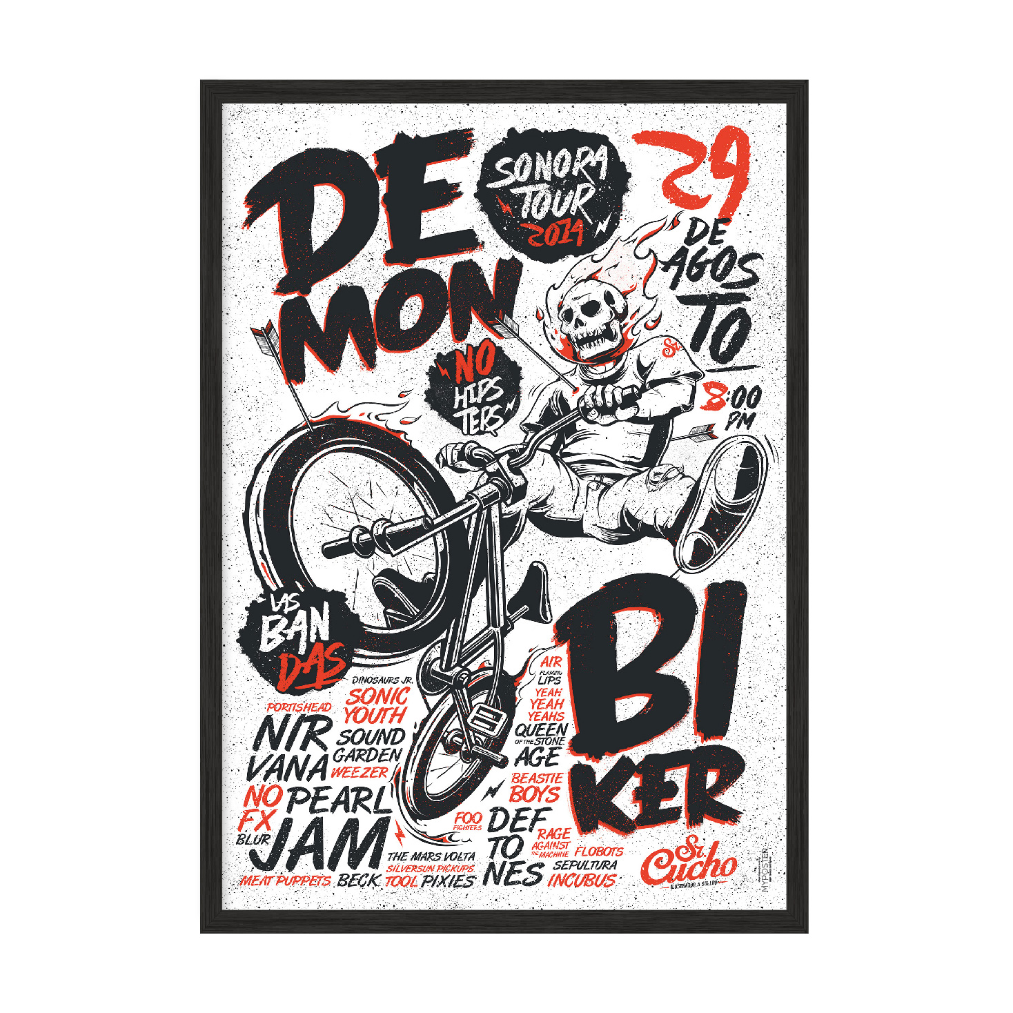 

Постер в рамке MY POSTER 596x840 мм "De Mon"
