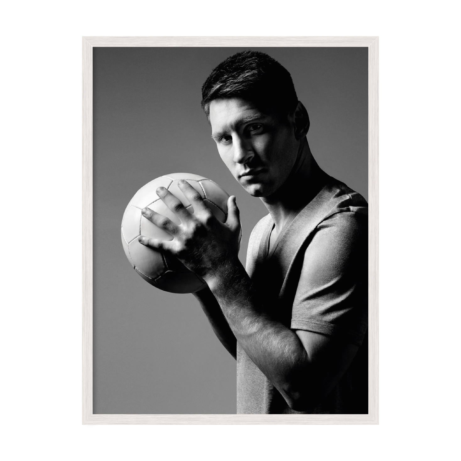 

Постер в рамке MY POSTER с антибликовым стеклом 297x420 мм White "Messi Lionel"
