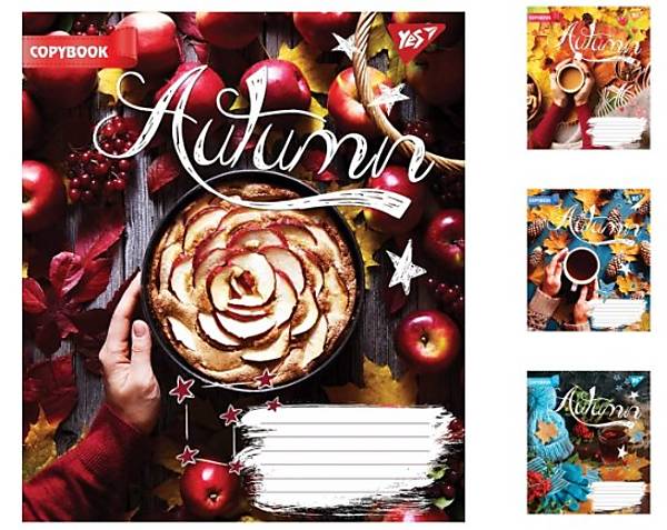 

Тетрадь ученическая А5 24л в клетку "AUTUMN" 20шт в упак. 1 Вересня (764091)