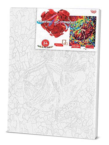 

Картина по номерам "Танцовщица в красном" 40*50см без коробки DANKO TOYS (KpNe-01-05)