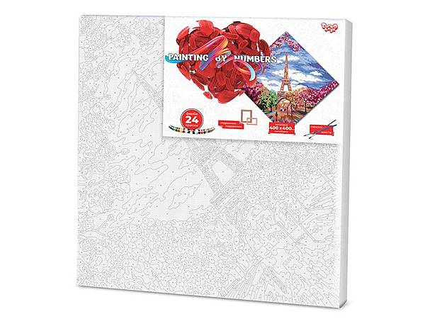 

Картина по номерам "Париж" 40см*40см DANKO TOYS (KpNe-02-02)