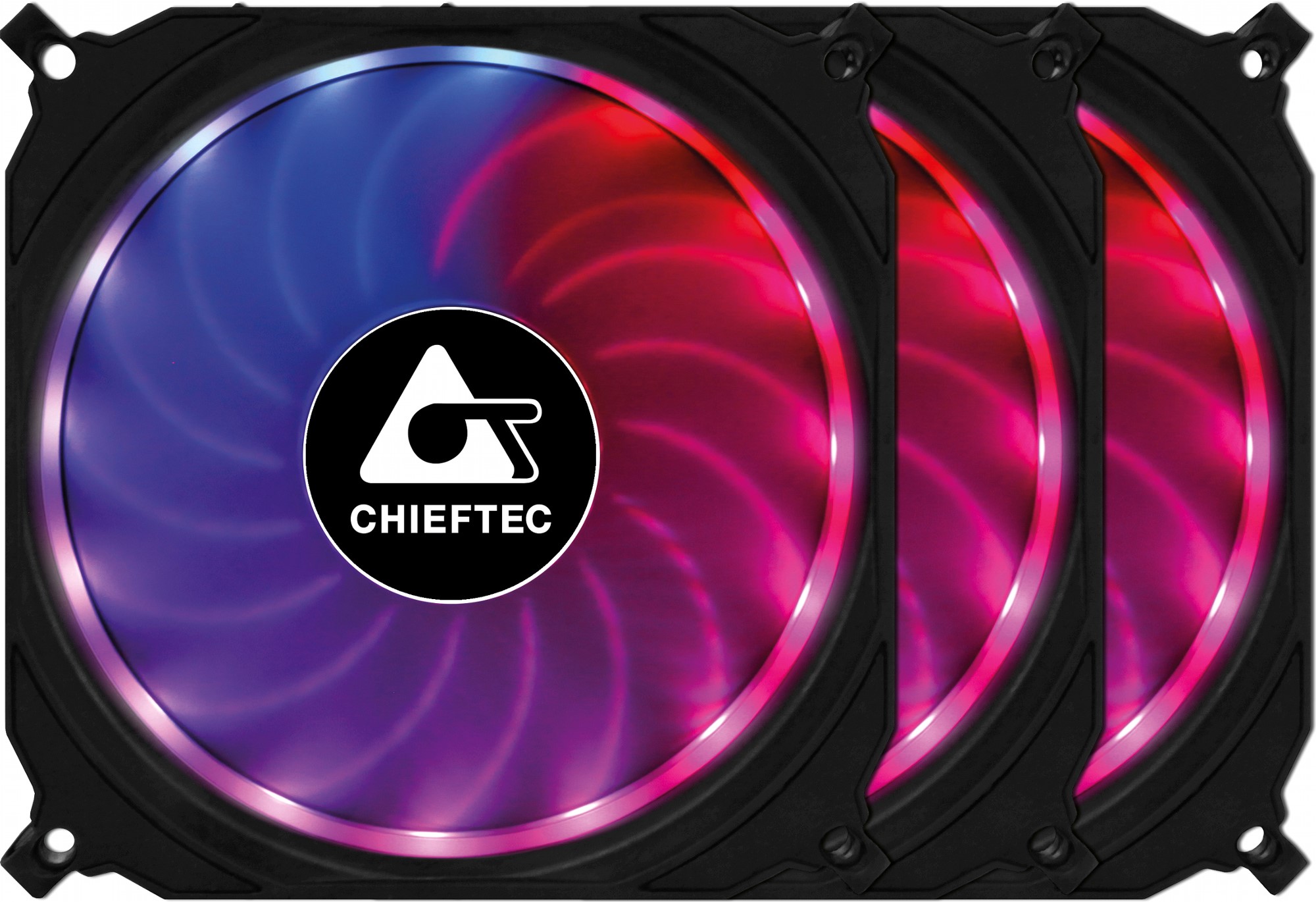 

Набор Chieftec RGB-вентиляторов Tornado 3in1 (CF-3012-RGB)