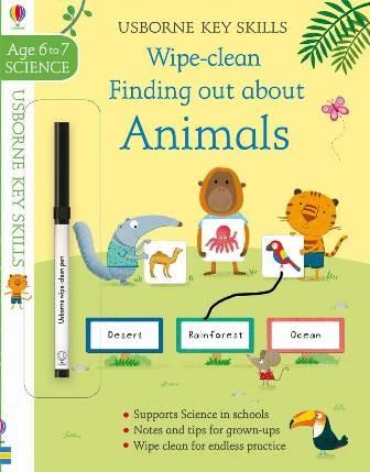 

Книга с маркером Wipe-Clean Finding out about Animals Hannah Watson, Marta Cabrol ISBN 9781474951104