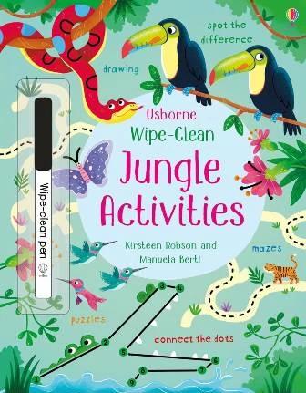 

Книга с маркером Wipe-Clean Jungle Activities Kirsteen Robson, Manuela Berti ISBN 9781474951319