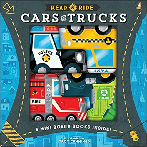 

Книга-игрушка,Набор книг Read and Ride Cars and Trucks Troy Cummings ISBN 9781452165462