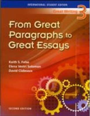 

Книга Great Writing 3 From Great Paragraphs to Great Essays ISBN 9781424071135