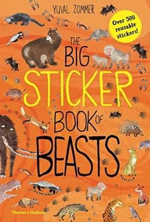

Книга с наклейками The Big Sticker Book of Beasts Yuval Zommer ISBN 9780500651339