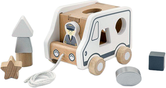 

Каталка Viga Toys Машинка-сортер (51612) (6934510516123)
